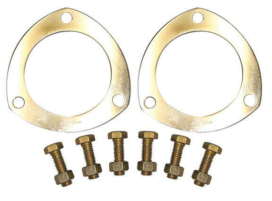 Header Collect Gasket Kit 3.5 In Diameter Soft Aluminum Bolts Included 1-Pair Proform Exhaust Header Collector Gasket ProForm   