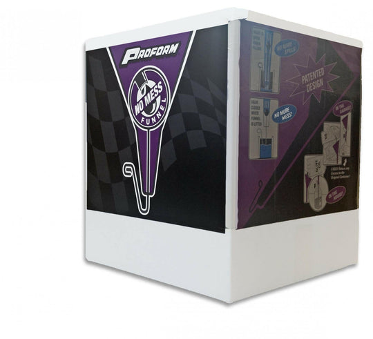 No-Mess' Funnel In-Store Point of Purchase Merchandiser Display Measures 15Inch Wide X 15Inch Long X 36Inch Tall Four Color Graphics Sticker on Box Comes with 60 Funnels For 50 Count Refills Use Proform Part #68067 Sold As One Set Proform Multi Purpose Funnel ProForm   