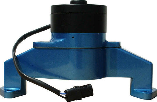 Electric Engine Water Pump Aluminum Blue Powder Coat Fits BB Chevy Engines Proform Engine Water Pump ProForm   