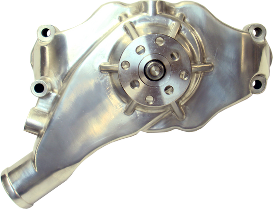 Engine Water Pump Mechanical Short Style High Flow Model Polished BB Chevy Proform Engine Water Pump ProForm   