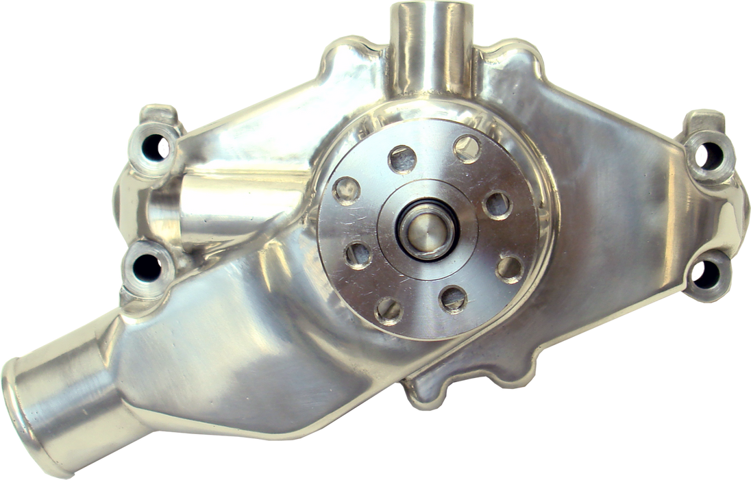 Engine Water Pump Mechanical Short Style High Flow Model Polished SB Chevy Proform Engine Water Pump ProForm   