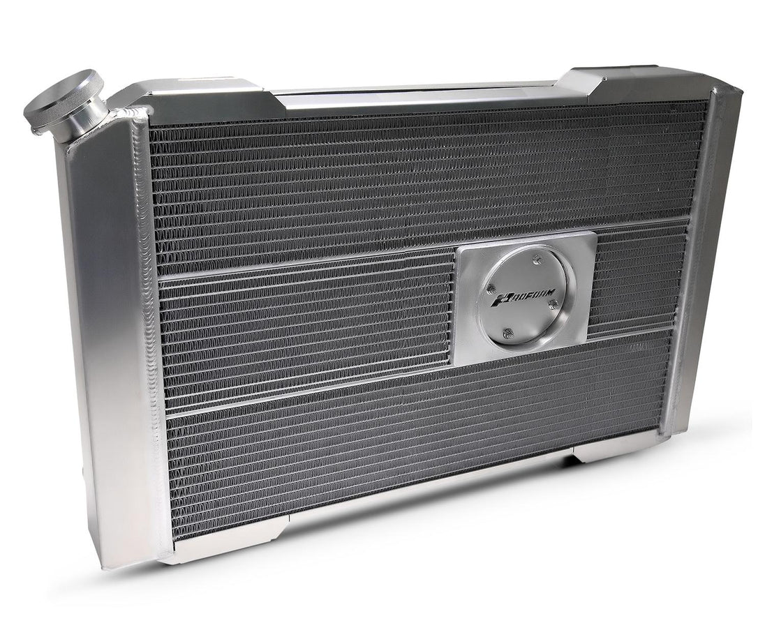Universal Radiator Console Slim-Fit Radiator System Universal GM Style 26.0 Inch Core Manual Tran