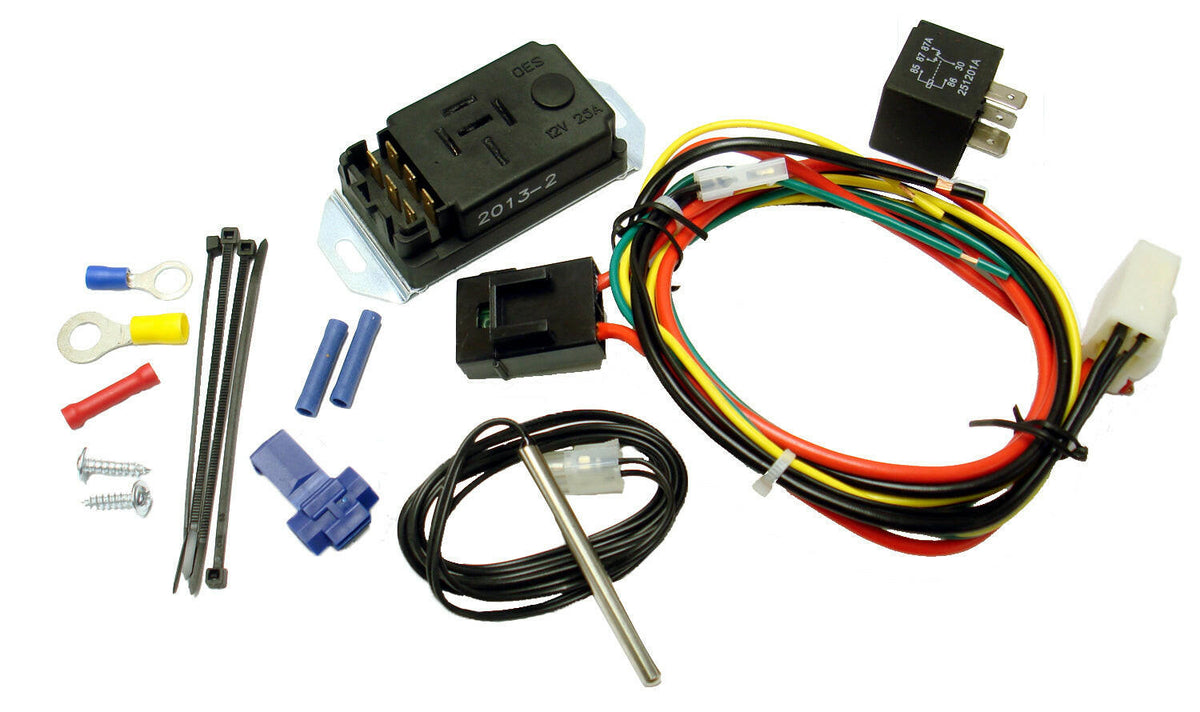 Electric Fan Controller Adjustable 150-240 degree range Push-in probe sensor Proform Engine Cooling Fan Controller ProForm   