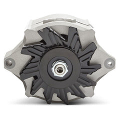 Chevy Slant-Edge Alternator Raised/Machined Bowtie Emblem - Gray Crinkle Alternators ProForm