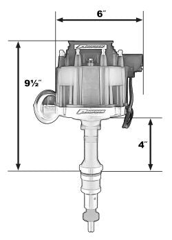ProForm 66969BK Ford 289/302 V8 HEI Distributor – Black Cap Distributor ProForm
