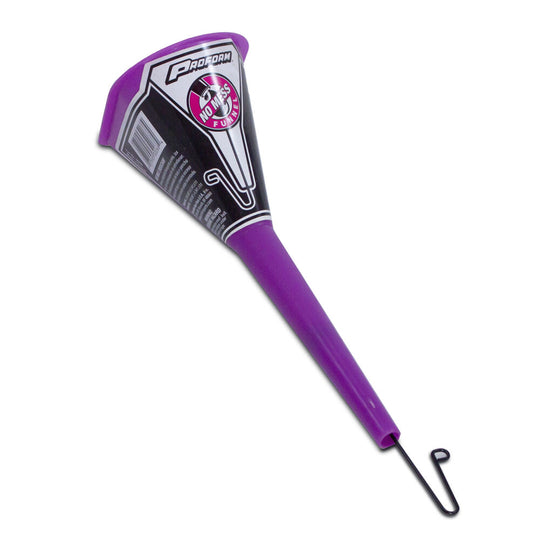 Funnel Proform No-Mess Ball and Hook Design Triangular Shape Plastic Purple Proform Multi Purpose Funnel ProForm
