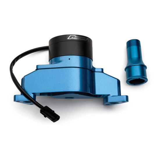 Electric Engine Water Pump Aluminum Blue Powder Coat Fits SB Ford Engines Proform Engine Water Pump ProForm